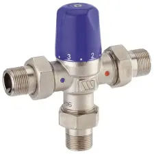 MITIGEUR THERMOSTATIQUE AVEC SECURITE ANTI-BRULURES 30°-65°C MMV COMPACT WATTS ACS