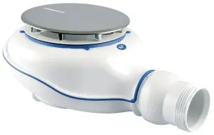 BONDE RECEVEUR DE DOUCHE TURBOFLOW BI-MATIERE EXTRA-PLATE A COLLER NF NICOLL 0205701 0205700