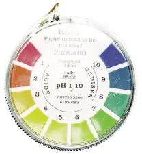 ROULEAU DE PAPIER POUR TEST PH