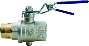 VANNE A PAPILLON LAITON MALE/FEMELLE POIGNEE CRANTEE PN16