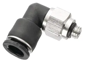 MICRO COUDE INSTANTANE POLYMERE MALE CYLINDRIQUE BSP PREVOST CONEX