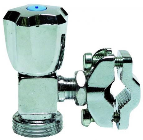 ROBINET DE MACHINE A LAVER A CLAPET LAITON CHROME AUTOPERCEUR ACS