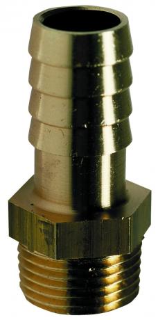 Adaptateur double (tétine vers robinet), Lot de 10, Double bague 1/2' (13  mm) laiton et 3/4' (19mm) laiton, Version femelle, Tétine avec joint to