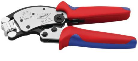 PINCE A SERTIR AUTO-AJUSTABLE KNIPEX 97 53 18 SB - CGR Robinetterie