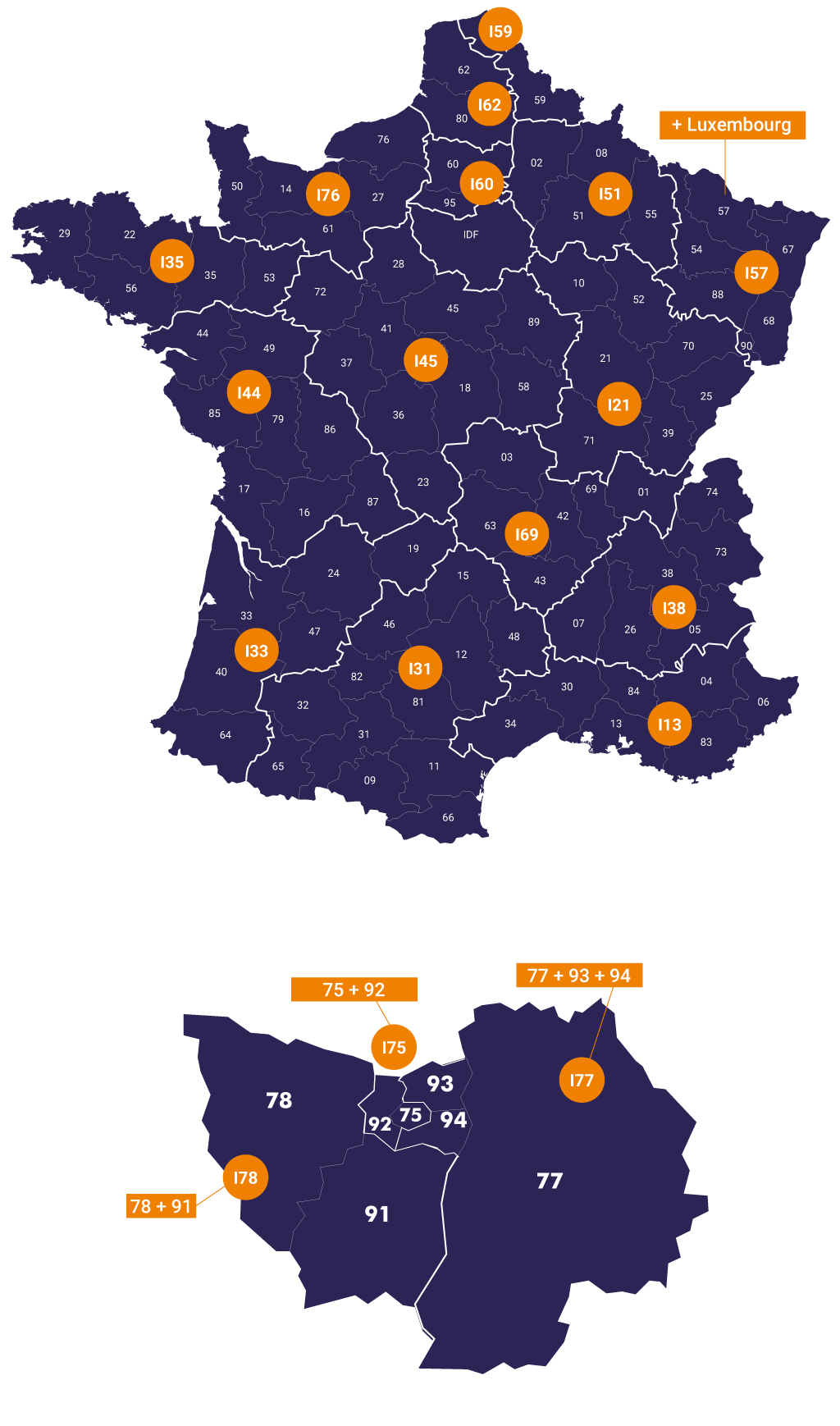 carte contacts commerciaux industrie 2023