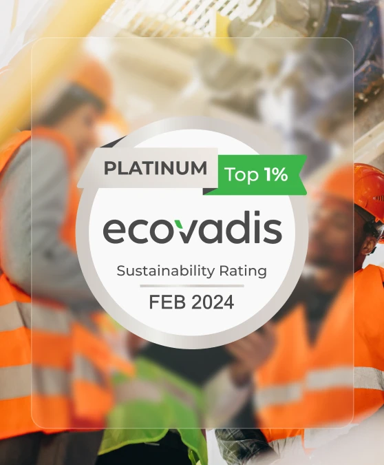 Médaille Ecovadis Platinum
