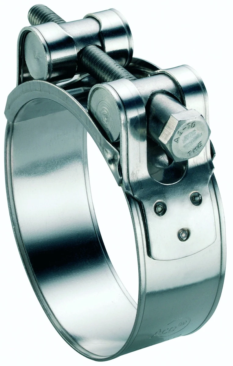 Lot De 4 Colliers De Serrage Renforcés Inox W2 - 64 à 67 Mm De Diamètre, Pour Tuyaux Haute Pression